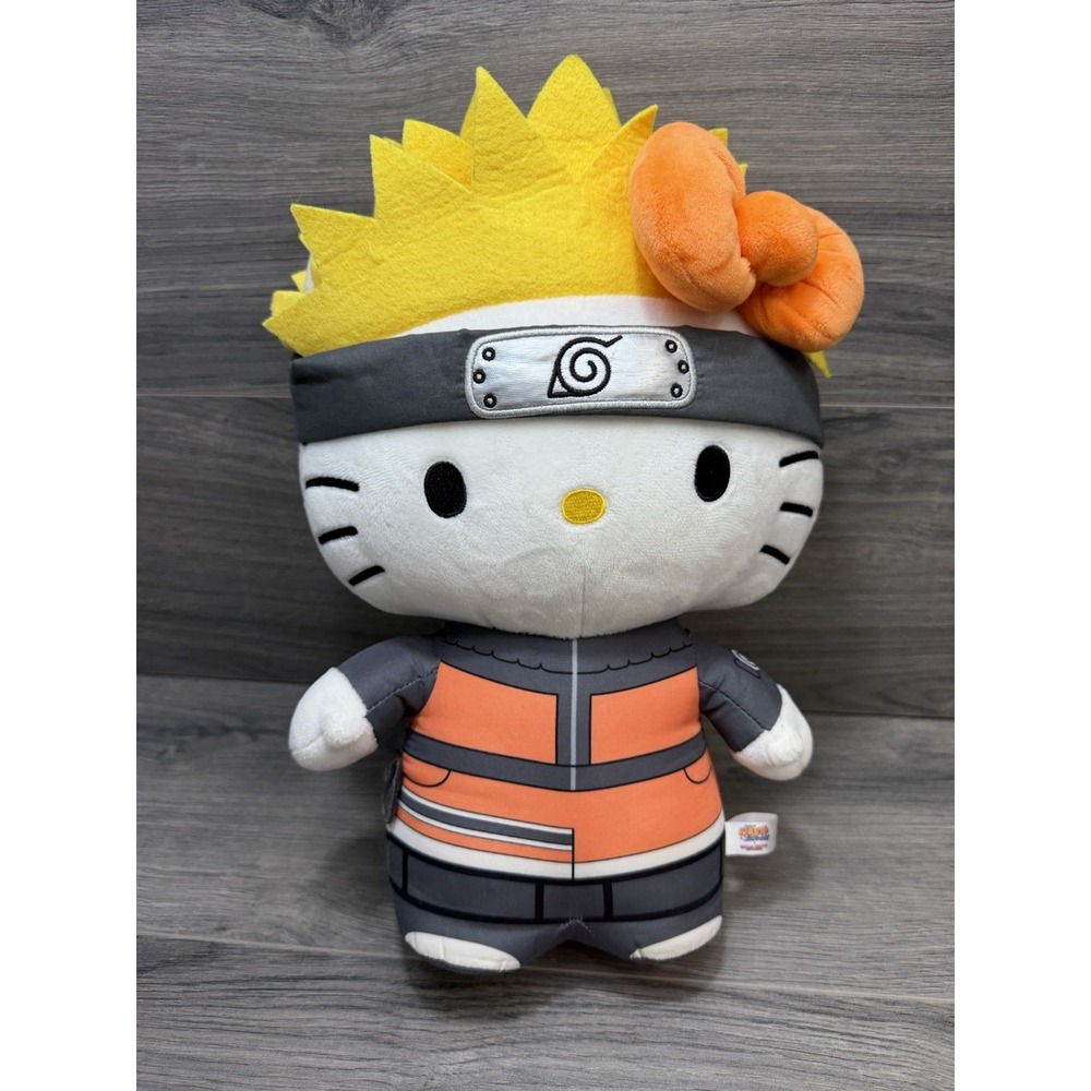 Japanese Hello Kitty Naruto Shippuden Plush Doll Shonen Jump Hk Collection 13"